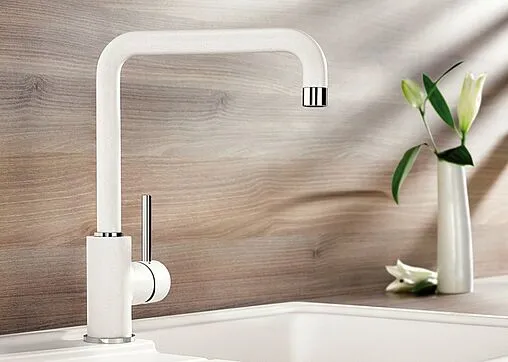 Смеситель для кухни Blanco Mili Silgranit жемчужный/хром 525133 Смеситель для кухни Blanco Mili Silgranit жемчужный/хром 525133