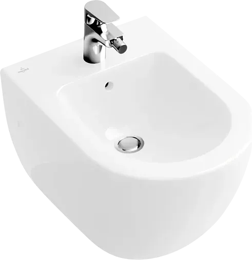 Биде подвесное Villeroy&amp;Boch Subway 2.0 CeramicPlus белый 540000R1
