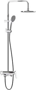 Душевая система со смесителем для ванны Damixa Jupiter хром 977730000 Душевая система со смесителем для ванны Damixa Jupiter хром 977730000, 1