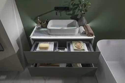 Тумба под умывальник подвесная Allen Brau Infinity 100 олива 1.21003.CGM