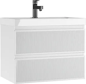 Тумба-умывальник подвесной Домино Tower 70 белый DT2502T+4670142930037, 1