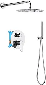Душевая система со смесителем для душа Aquatek Бетта хром AQ1172CR Душевая система со смесителем для душа Aquatek Бетта хром AQ1172CR, 1