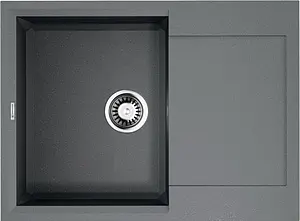 Мойка кухонная Omoikiri Sakaime 68-GR leningrad grey 4993545, 1