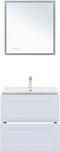 Тумба-умывальник подвесная Aquanet Терра 70 белый матовый 00313233+