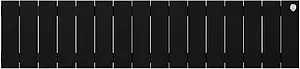 Радиатор биметаллический 16 секций Royal Thermo PianoForte 200 Noir Sable RTPNS20016 Радиатор биметаллический 16 секций Royal Thermo PianoForte 200 Noir Sable RTPNS20016, 2