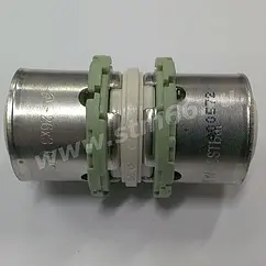 Муфта пресс соединительная 26мм Comap SkinPress PPSU P270L26 Муфта пресс соединительная 26мм Comap SkinPress PPSU P270L26