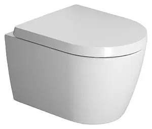 Унитаз подвесной безободковый Duravit ME by Starck белый 2530090000 Унитаз подвесной безободковый Duravit ME by Starck белый 2530090000, 1