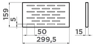 Встраиваемая сушка для посуды Omoikiri DRY-02-LG светлое золото 4999021 Встраиваемая сушка для посуды Omoikiri DRY-02-LG светлое золото 4999021, 4