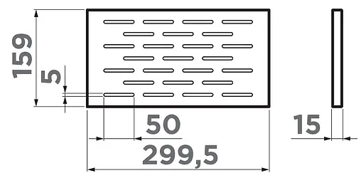 Встраиваемая сушка для посуды Omoikiri DRY-02-LG светлое золото 4999021