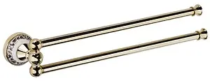 Полотенцедержатель Fixsen Bogema gold золото/белый FX-78502AG, 1
