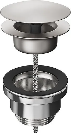 Выпуск автоматический для раковины Kerama Marazzi титановый атласный 230KM.M0.070 Выпуск автоматический для раковины Kerama Marazzi титановый атласный 230KM.M0.070