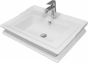 Раковина Sanita Luxe Ampir 65 белый WB.FN/Ampir/65-N/WHT.G/S1, 1