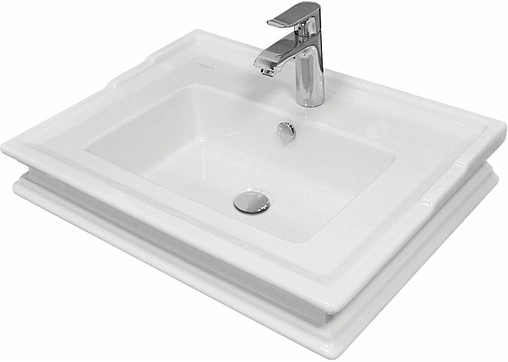 Раковина Sanita Luxe Ampir 65 белый WB.FN/Ampir/65-N/WHT.G/S1