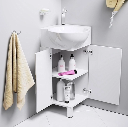 Тумба-умывальник напольная Aqwella Rio 45 белый Rio.01.04+4640021061435