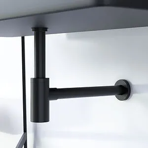 Сифон бутылочный для раковины Damixa Option чёрный матовый 210800300 Сифон бутылочный для раковины Damixa Option чёрный матовый 210800300, 3