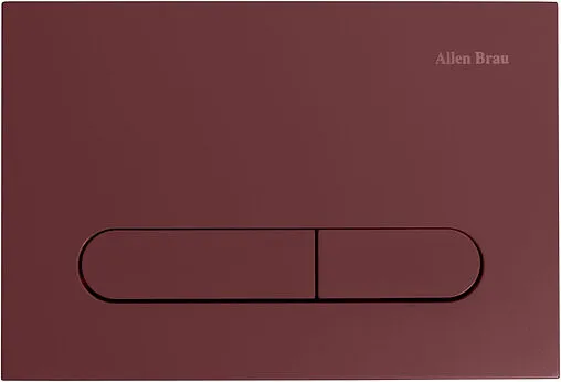 Клавиша смыва для унитаза Allen Brau Project Color 9.2PR01.BD бордо