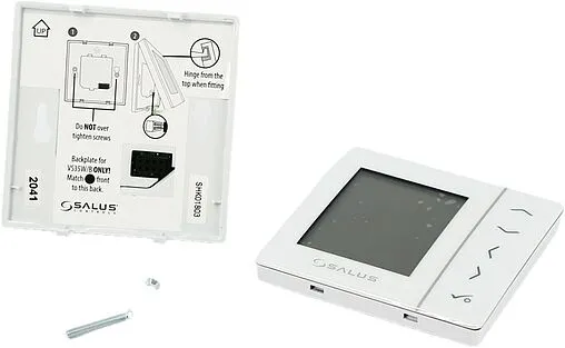 Проводной комнатный терморегулятор НО/НЗ 230В Salus EXPERT NSB белый VS30W