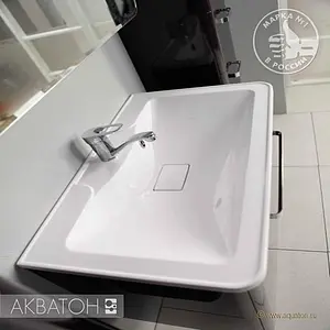 Тумба-умывальник подвесная Aquaton Валенсия 110 гранат 1A1237K0VA340 Тумба-умывальник подвесная Aquaton Валенсия 110 гранат 1A1237K0VA340, 4