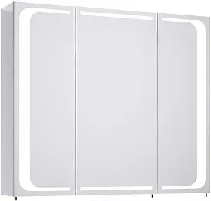 Шкаф-зеркало Aqwella Milan 80 белый Mil.04.08 Шкаф-зеркало Aqwella Milan 80 белый Mil.04.08, 1
