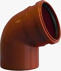 Отвод наружный D=160мм Угол 67° Политэк 160016067