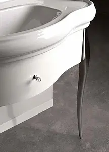 Консоль напольная Kerasan Retro 100 белый/хром 7363K7 Консоль напольная Kerasan Retro 100 белый/хром 7363K7, 5