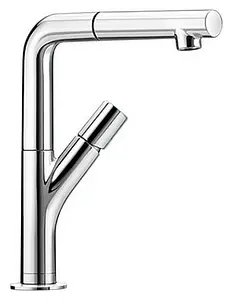 Смеситель для кухни с выдвижным изливом Blanco Yovis-S хром 518291 Смеситель для кухни с выдвижным изливом Blanco Yovis-S хром 518291, 1