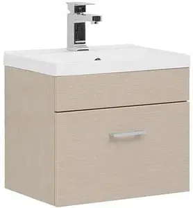 Тумба-умывальник подвесная Aquanet Нота 50 светлый дуб 00159092+00204095 Тумба-умывальник подвесная Aquanet Нота 50 светлый дуб 00159092+00204095, 1