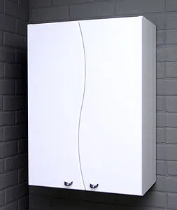 Шкаф двухстворчатый Айсберг Волна 02-50 белый DA1065HR, 3