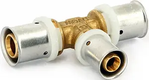 Тройник пресс редукционный 20мм x 26мм x 20мм Uni-fitt 706G7870 Тройник пресс редукционный 20мм x 26мм x 20мм Uni-fitt 706G7870, 1