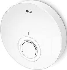 Дизайнерская панель комнатного терморегулятора TECEfloor DT стекло белое/белый корпус 77400016