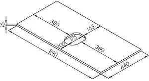 Тумба-умывальник подвесная Aquaton Либерти 90 дуб эльвезия/белый глянец 1A2799K4LYC70, 3