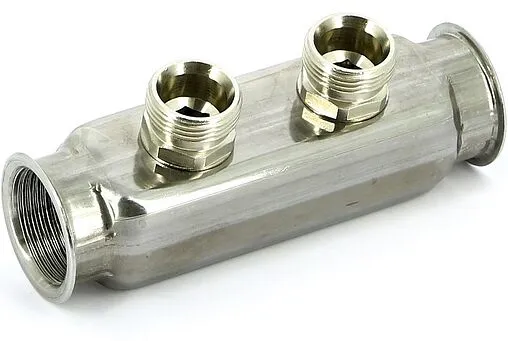 Коллектор распределительный проходной 2 отвода 1&quot;в/в x ¾&quot;ек Uni-fitt 430I4302