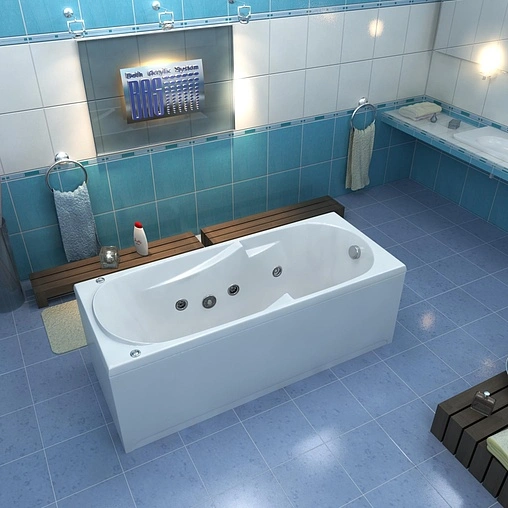 Панель для ванны фронтальная Bas Нептун 170 белый Э 00026