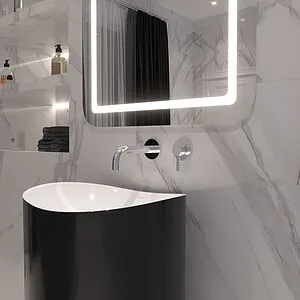 Смеситель для раковины из стены WHITECROSS Y chrome хром Y1216CR, 3