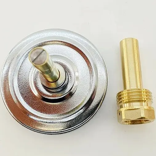 Термометр биметаллический TIM 63мм 120°С гильза 50мм ½&quot; Y-63A-50-120