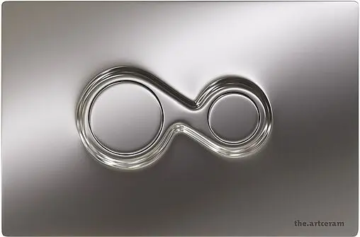 Комплект 7 в 1 ArtCeram Ten 700.101.01 с кнопкой Atelier 702.000.71 и Monet 701.000.71 хром глянцевый