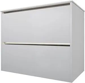 Тумба-умывальник подвесная Allen Brau Activity 80 белый/олива браш 1.34012.WM+, 3