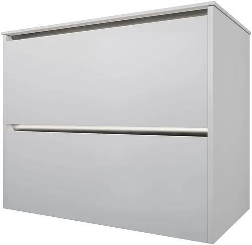 Тумба-умывальник подвесная Allen Brau Activity 80 белый/олива браш 1.34012.WM+