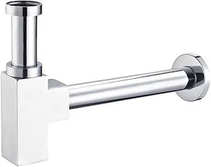 Сифон бутылочный для раковины BelBagno хром BB-SMQ2-01 Сифон бутылочный для раковины BelBagno хром BB-SMQ2-01, 1