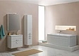 Тумба-умывальник Aquanet Рондо 60 белый 00189157+00185476