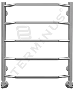 Полотенцесушитель водяной лесенка Terminus Виктория П5 500х596 полированная сталь 4670030725127, 1