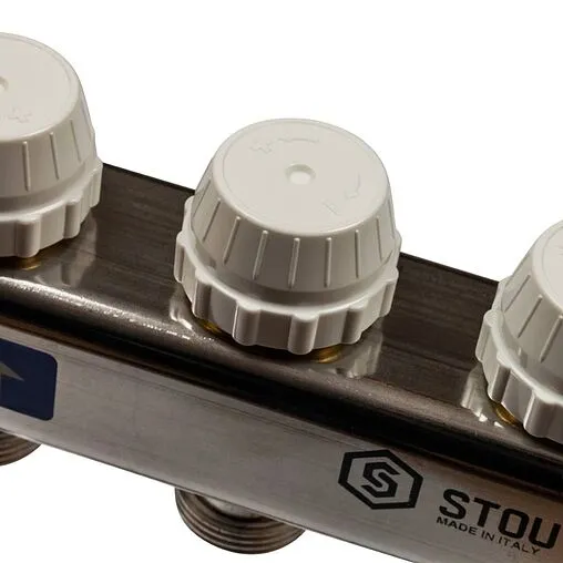 Группа коллекторная без расходомеров 3 отвода 1"в/в x ¾"ек Stout SMS 0922 000003