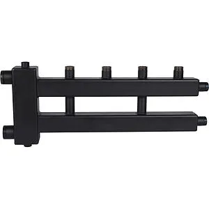 Распределительный коллектор 3 контура с гидрострелкой 1½&quot;н x 1&quot;н Rommer RDG-0018-014023, 5