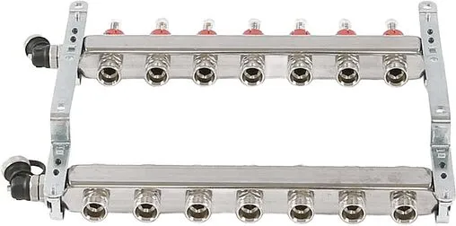 Группа коллекторная с расходомерами 7 отводов 1&quot;в/в x ¾&quot;ек Uni-fitt 450I4307