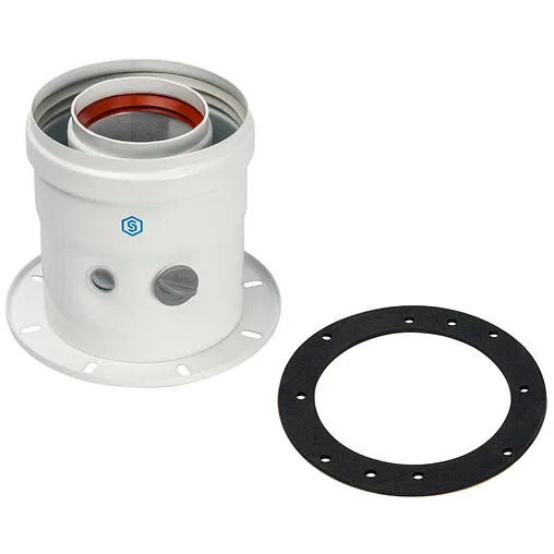 Адаптер стартовый коаксиальный Ø 60/100мм (алюм.) Stout SCA-6010-240100