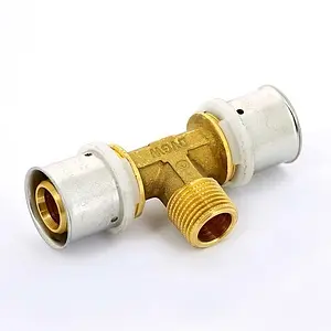 Тройник пресс переходной 26мм x ½"н x 26мм Uni-fitt 708G8280 Тройник пресс переходной 26мм x ½"н x 26мм Uni-fitt 708G8280, 5