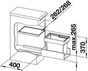 Мусорная система Blanco Flexon II 30/1 521542 Мусорная система Blanco Flexon II 30/1 521542, 2