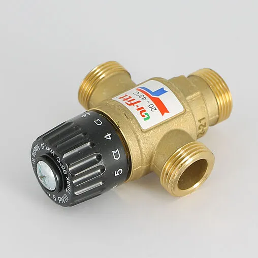 Трехходовой термостатический смесительный клапан ¾&quot; +20...+43°С Kvs 1.6 Uni-Fitt 351G0130