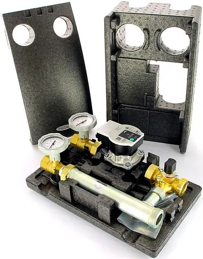 Насосный модуль с 3-х ходовым смесительным клапаном 1&quot;в х 1½&quot;н Meibes MK M66831.36WIRU с насосом Wilo PARA SC 25-7.0