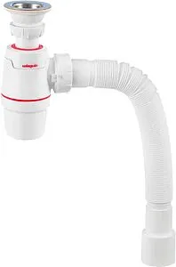 Сифон бутылочный для раковины Wirquin NEO белый 30987065 Сифон бутылочный для раковины Wirquin NEO белый 30987065, 1